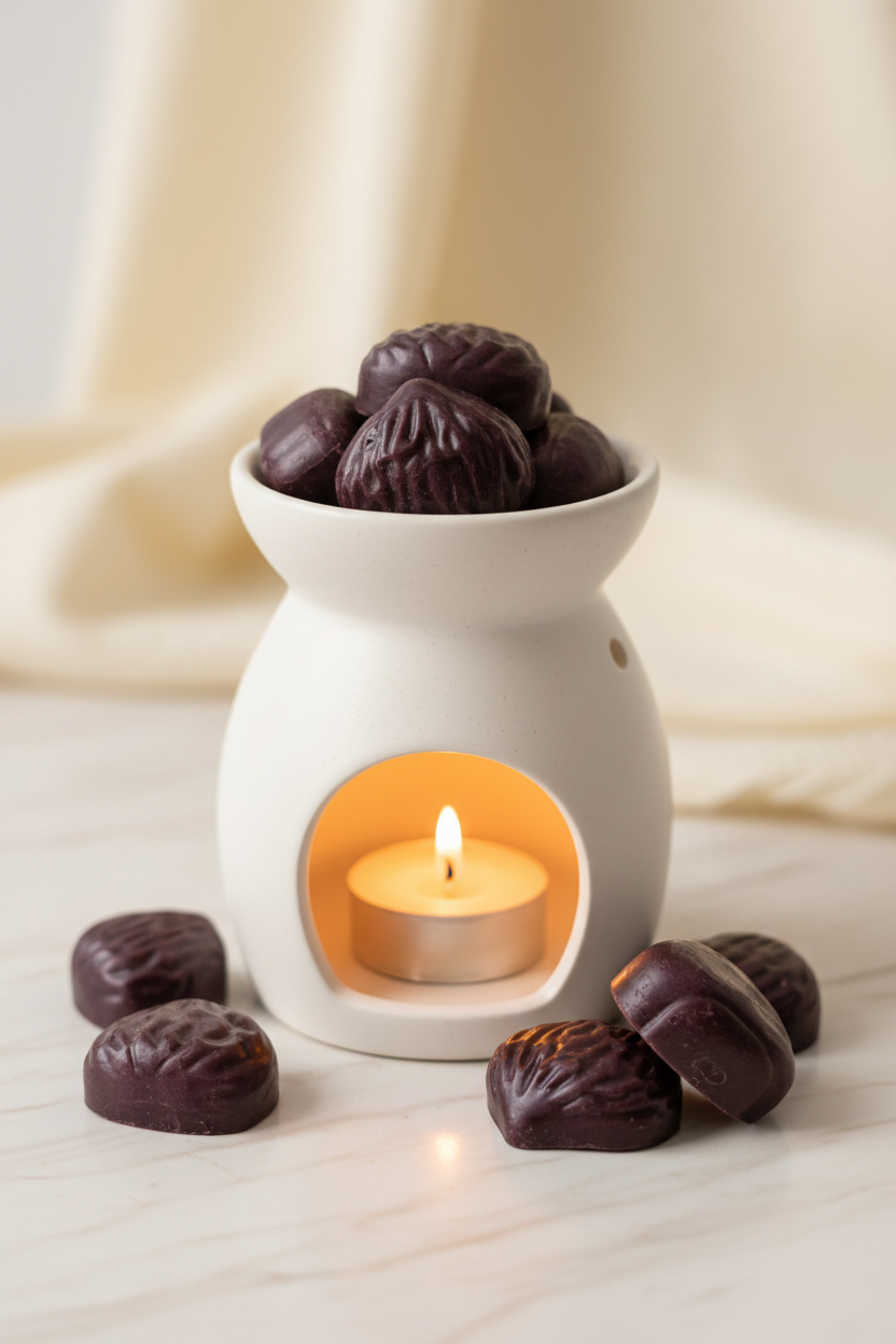Wax Melts Castaña Morado Estilo Almakukadas