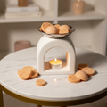 Wax melts galleta María quemador