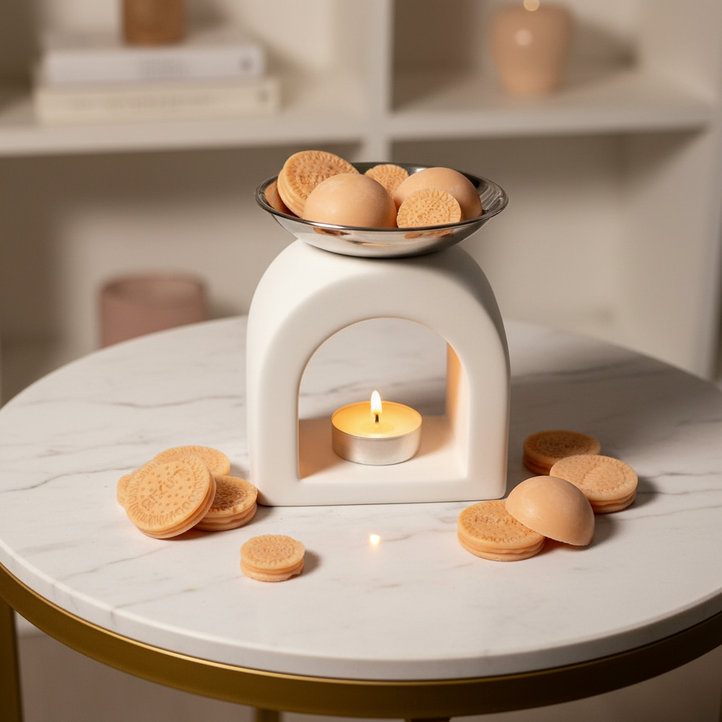 Wax melts galleta María quemador